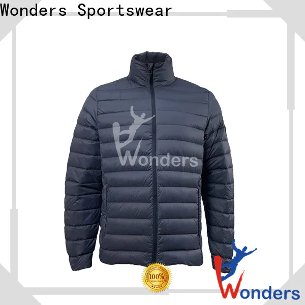 Wonders quality mens goose down jacket directly sale for sports