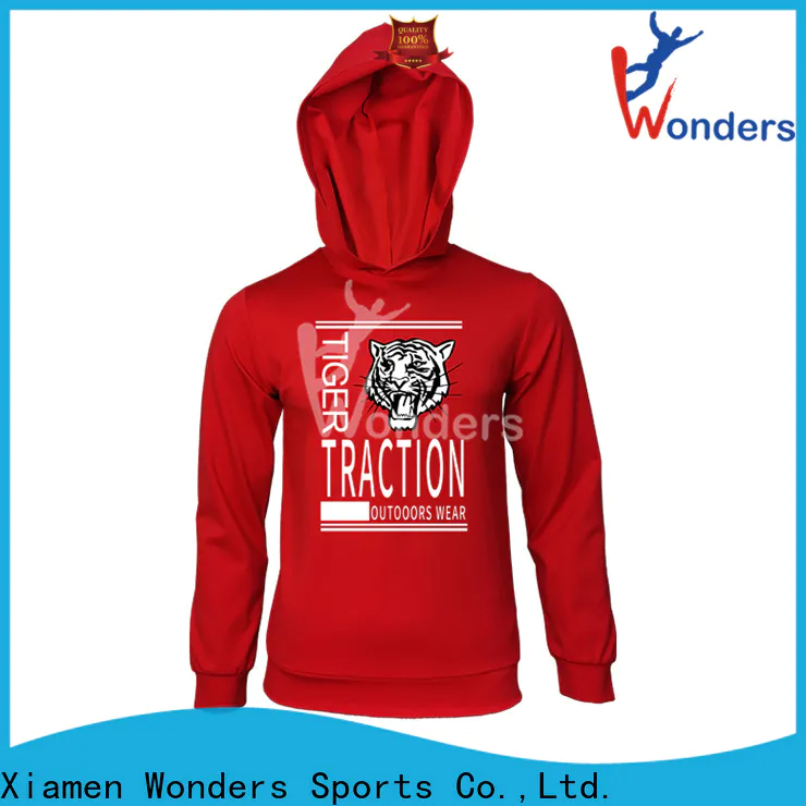 Wonders cotton hoodie pullover design bulk production