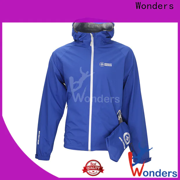 Wonders top quality mens waterproof rain jacket personalized for sale