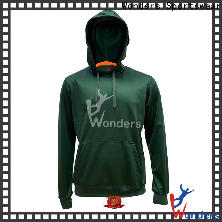 Wonders popular plain pullover hoodie for business to keep warming