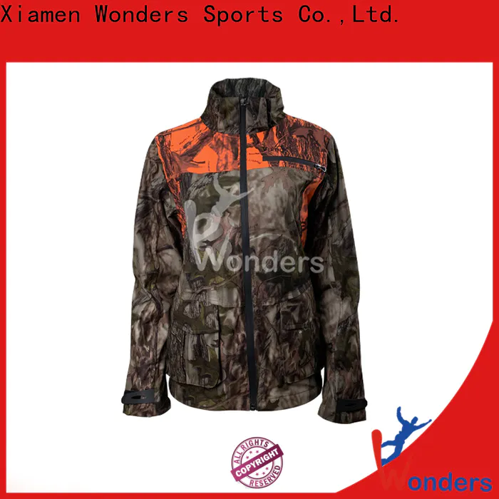 Wonders waterproof hunting jacket factory direct supply bulk buy