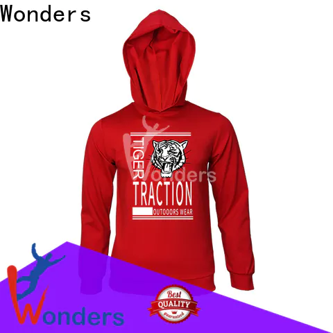Wonders promotional cool design pullover hoodies company for outdoor