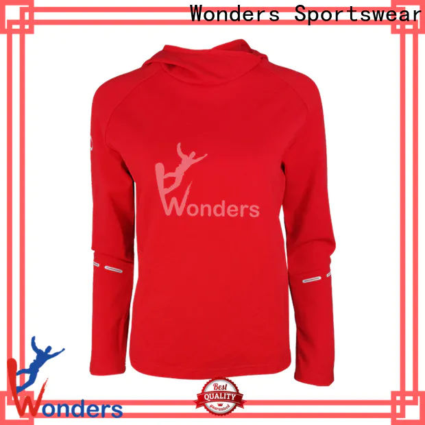 Wonders high quality black pullover hoodie suppliers for outdoor