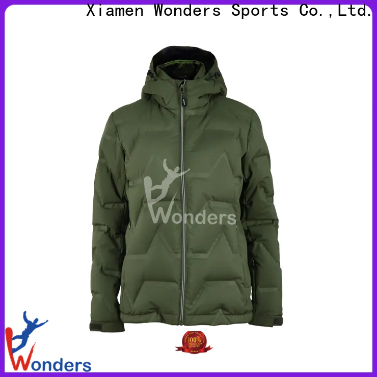 Wonders waterproof down jacket with good price bulk buy