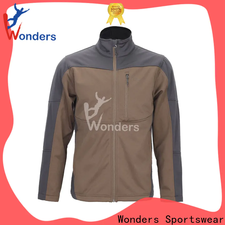 Wonders high-quality breathable softshell jacket factory for sale