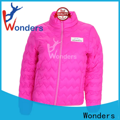 Wonders thick padded jacket design for promotion