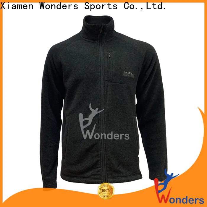 Wonders mens zip fleece jacket manufacturer for outdoor