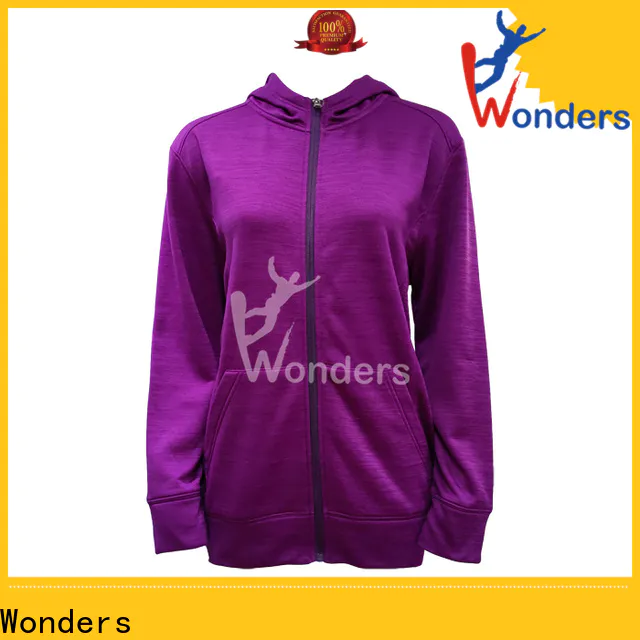 Wonders pullover zip hoodie supply bulk production