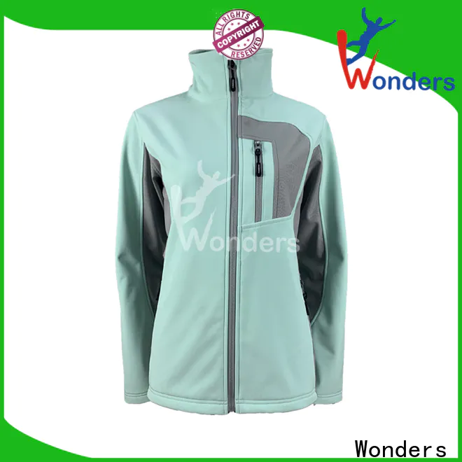 Wonders promotional waterproof soft shell jacket best manufacturer for sports
