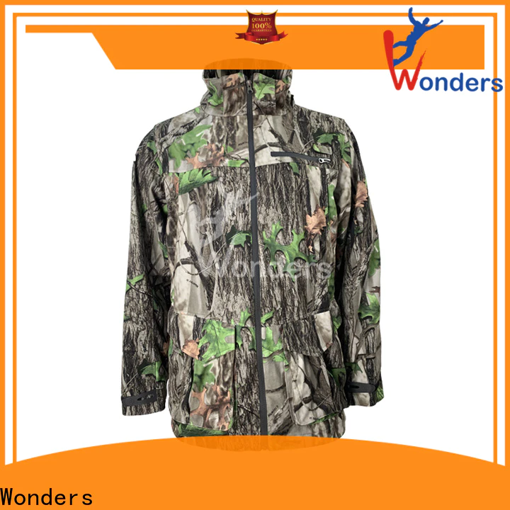 Wonders waterproof hunting jacket best supplier for sports