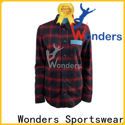 Wonders durable casual short sleeve shirts manufacturer to keep warming