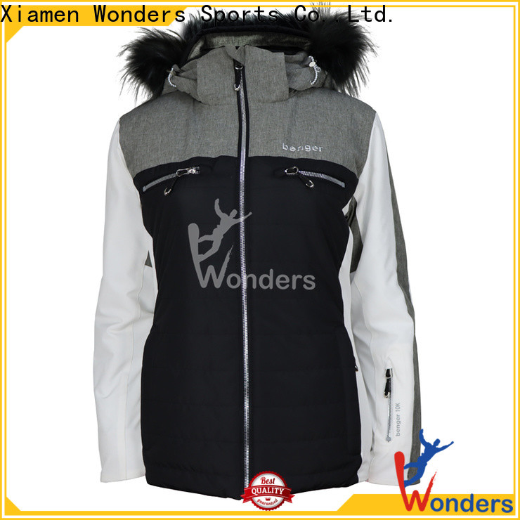 Wonders ski shell jacket personalized for winter