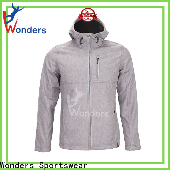 Wonders light softshell jacket wholesale bulk production