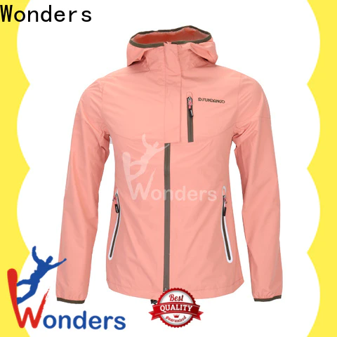 Wonders breathable rain jacket womens factory for sale
