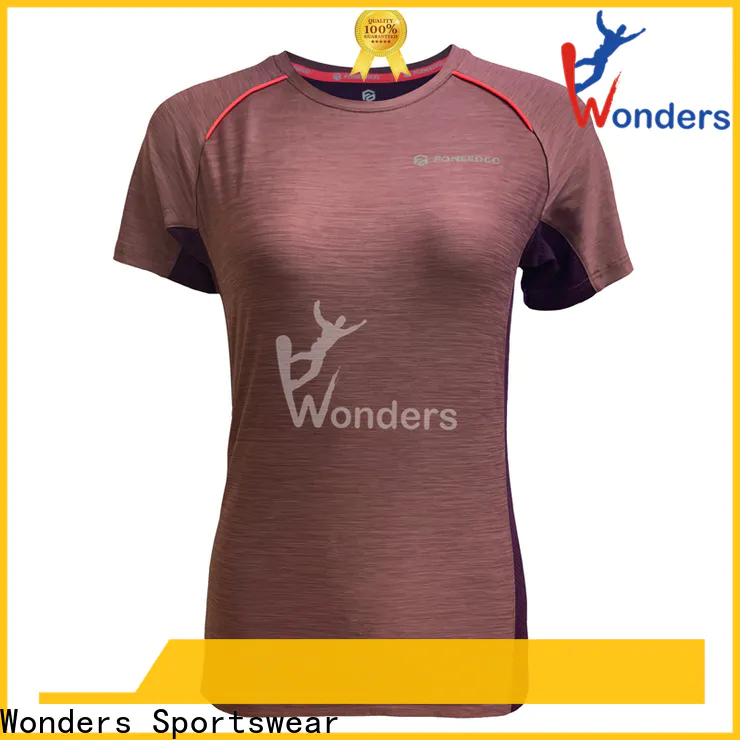 Wonders personalised running t shirt series for exercise