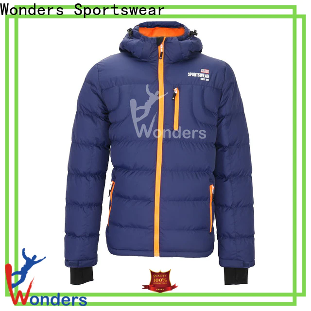 Wonders worldwide best padded jacket factory direct supply for sports
