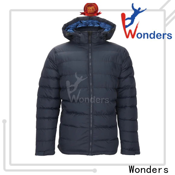 Wonders mens lightweight padded jacket company bulk production