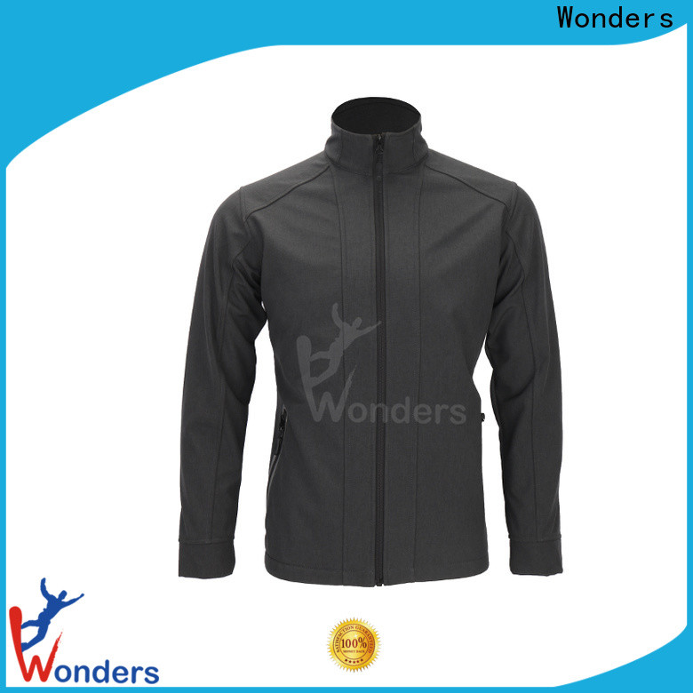 Wonders factory price winter softshell jacket supplier for sports