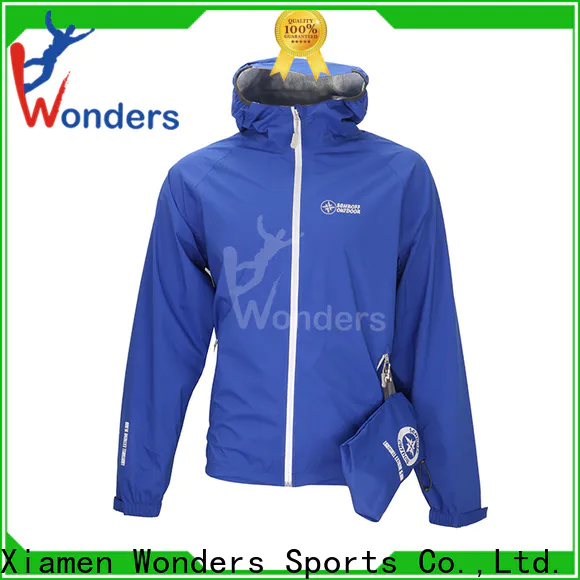 Wonders quality lightweight rainproof jacket suppliers for sports