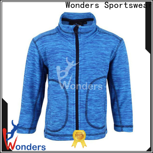 Wonders hot selling casual fleece jacket with good price bulk production