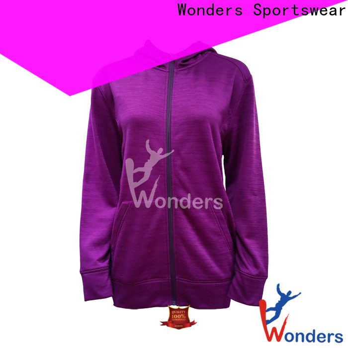 Wonders cotton zip hoodie from China bulk buy