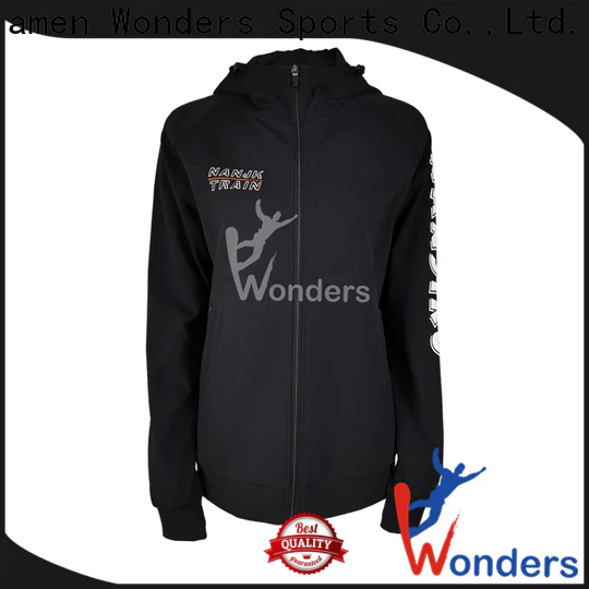 Wonders factory price zip front hoodie best manufacturer for sale