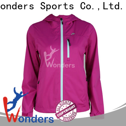 Wonders promotional weatherproof rain jacket from China for sports