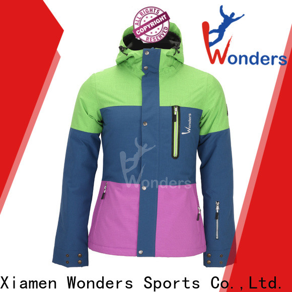 Wonders practical ski shell jacket series bulk production