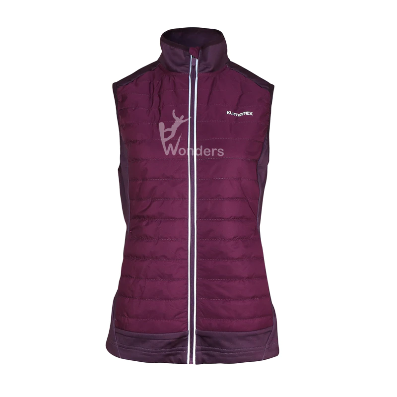 Men's and women's sleeveless ultrasonic quilting running vest