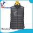 Wonders black puffer vest directly sale for sports