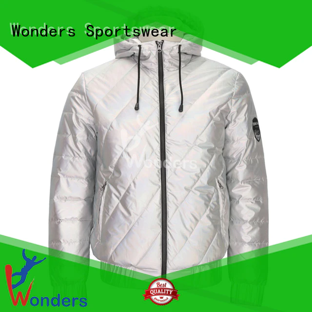 Wonders padded hooded jacket factory direct supply bulk production