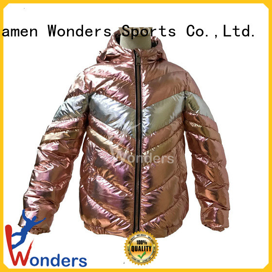 high quality ladies padded jacket design for promotion