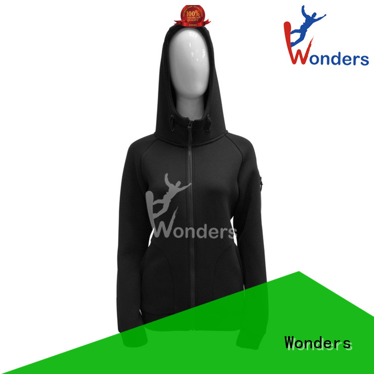 Wonders zip front hoodie for business for outdoor