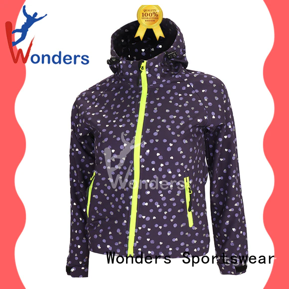 Wonders lightweight softshell jacket factory direct supply for winte
