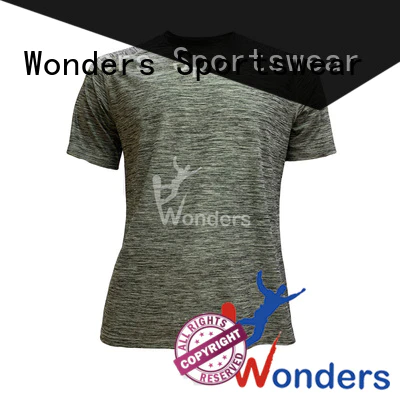 Wonders promotional custom running t shirts manufacturer for outdoor