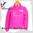 Wonders quality padded winter jacket wholesale to keep warming