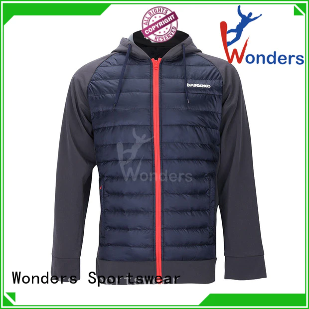 quality winter hybrid jacket series for sports