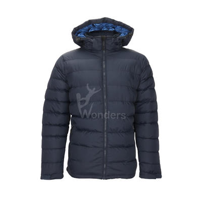 Men’s insulated padded zip-off winter jacket