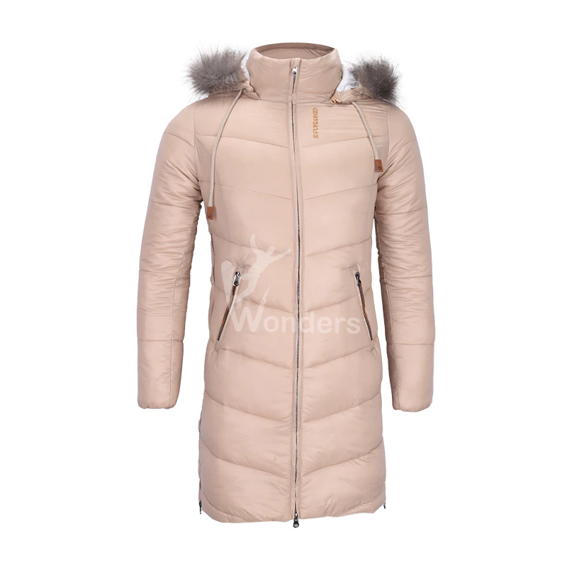 Women's Insulated Padded Puffer Parka Coat With Fur Hood